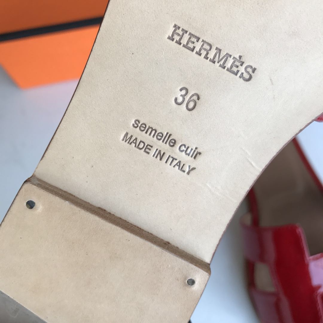 에르메스 올수공 오란 슬리퍼 샌들 페이던트 05